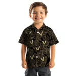 Vanderbilt Commodores Hawaiian Shirt – Leaf Outline