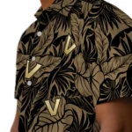 Vanderbilt Commodores Hawaiian Shirt – Monstera Layer