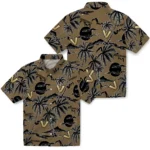 Vanderbilt Commodores Hawaiian Shirt – Palm Sunset