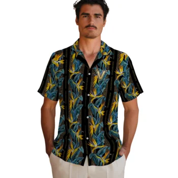 vanderbilt commodores paradise vines black hawaiian shirts fashion forward