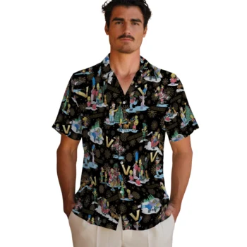 vanderbilt commodores simpsons christmas black hawaiian shirts fashion forward
