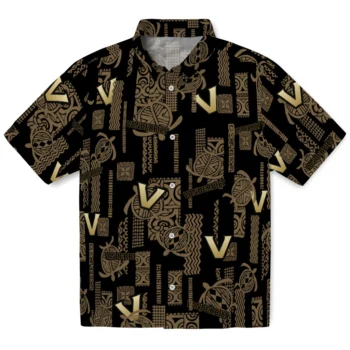 vanderbilt commodores turtle lines black hawaiian shirts best selling