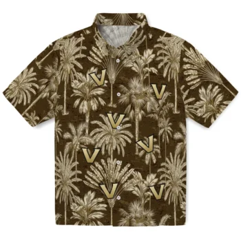 vanderbilt commodores palm shadows black hawaiian shirts best selling