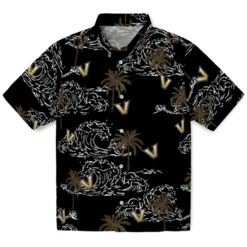 vanderbilt commodores wave palm black hawaiian shirts best selling
