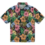 Vegas Golden Knights Hawaiian Shirt – Brilliant Hibiscus Garden