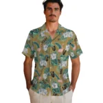Vegas Golden Knights Hawaiian Shirt – Flamingo and Hibiscus
