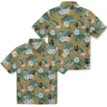 Vegas Golden Knights Hawaiian Shirt – Flamingo and Hibiscus