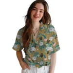 Vegas Golden Knights Hawaiian Shirt – Flamingo and Hibiscus