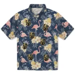 Vegas Golden Knights Hawaiian Shirt – Flamingo Hibiscus
