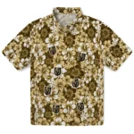 Vegas Golden Knights Hawaiian Shirt – Hibiscus Blooms