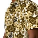 Vegas Golden Knights Hawaiian Shirt – Hibiscus Blooms