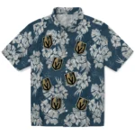 Vegas Golden Knights Hawaiian Shirt – Hibiscus Flowers