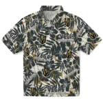Vegas Golden Knights Hawaiian Shirt – Hibiscus Overlay