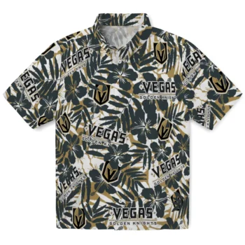 vegas golden knights hibiscus overlay hawaiian shirts best selling