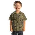 Vegas Golden Knights Hawaiian Shirt – Leaf Outline