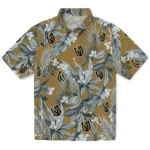 Vegas Golden Knights Hawaiian Shirt – Palm Leaves