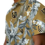Vegas Golden Knights Hawaiian Shirt – Palm Leaves