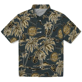 vegas golden knights palm sunset hawaiian shirts best selling
