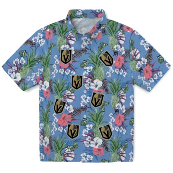 vegas golden knights pineapple bouquet best sky blue hawaiian shirts best selling