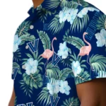 Villanova Wildcats Hawaiian Shirt – Flamingo and Hibiscus