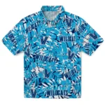 Villanova Wildcats Hawaiian Shirt – Hibiscus Overlay