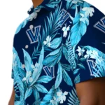 Villanova Wildcats Hawaiian Shirt – Palm Leaves