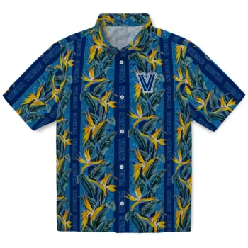 villanova wildcats paradise vines navy hawaiian shirts best selling