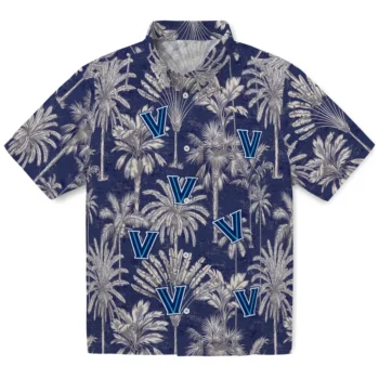 villanova wildcats palm shadows navy hawaiian shirts best selling