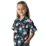 Virginia Cavaliers Hawaiian Shirt – Flamingo and Hibiscus