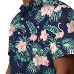 Virginia Cavaliers Hawaiian Shirt – Flamingo and Hibiscus