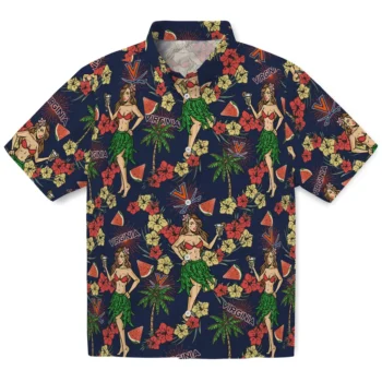 virginia cavaliers hawaiian girls design blue hawaiian shirts best selling
