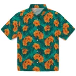 Virginia Cavaliers Hawaiian Shirt – Hibiscus and Palm Leaves