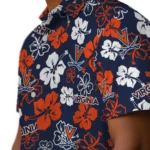 Virginia Cavaliers Hawaiian Shirt – Hibiscus Flower Design