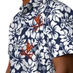 Virginia Cavaliers Hawaiian Shirt – Hibiscus Motif