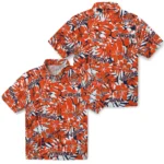 Virginia Cavaliers Hawaiian Shirt – Hibiscus Overlay