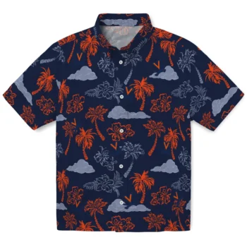 virginia cavaliers palm and clouds blue hawaiian shirts best selling