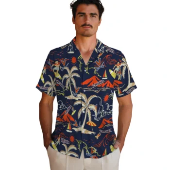 virginia cavaliers palm tree island blue hawaiian shirts fashion forward