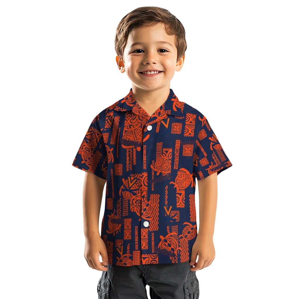 Virginia Cavaliers Hawaiian Shirt - Turtle Lines virginia cavaliers turtle lines blue hawaiian shirts top rated