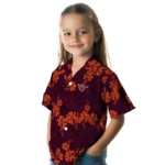 Virginia Tech Hokies Hawaiian Shirt – 50th State Flower