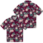 Virginia Tech Hokies Hawaiian Shirt – Flamingo and Hibiscus
