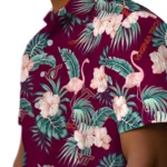 Virginia Tech Hokies Hawaiian Shirt – Flamingo and Hibiscus