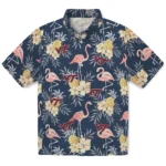 Virginia Tech Hokies Hawaiian Shirt – Flamingo Hibiscus