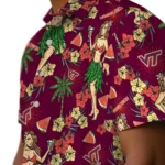 Virginia Tech Hokies Hawaiian Shirt – Hawaiian Girls Design