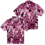 Virginia Tech Hokies Hawaiian Shirt – Hibiscus Arrangement