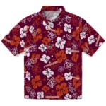 Virginia Tech Hokies Hawaiian Shirt – Hibiscus Flower Design