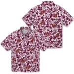 Virginia Tech Hokies Hawaiian Shirt – Hibiscus Motif