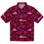 Virginia Tech Hokies Hawaiian Shirt – Palm And Clouds