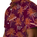 Virginia Tech Hokies Hawaiian Shirt – Palm Tree Motif