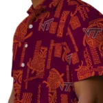 Virginia Tech Hokies Hawaiian Shirt – Turtle Lines