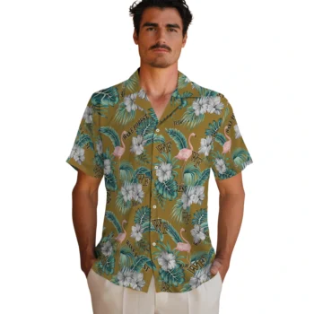 wake forest demon deacons flamingo palms gold hawaiian shirts fashion forward